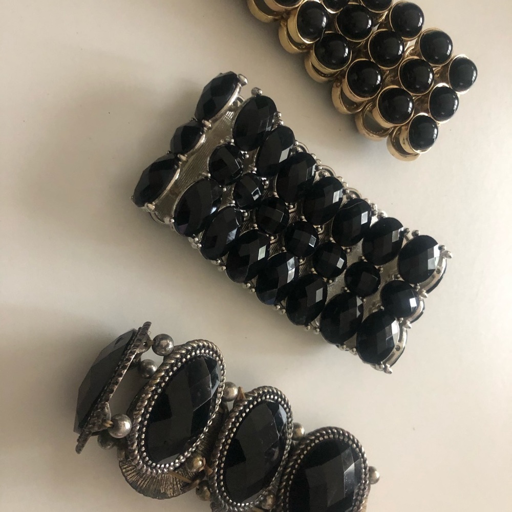 Set of 3 plus size stretch bracelets​